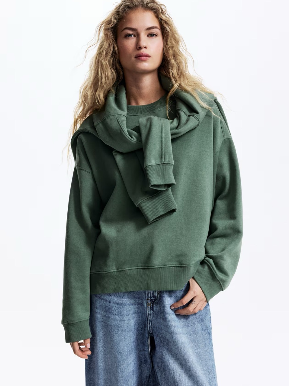 h&m oversized sweatshirt